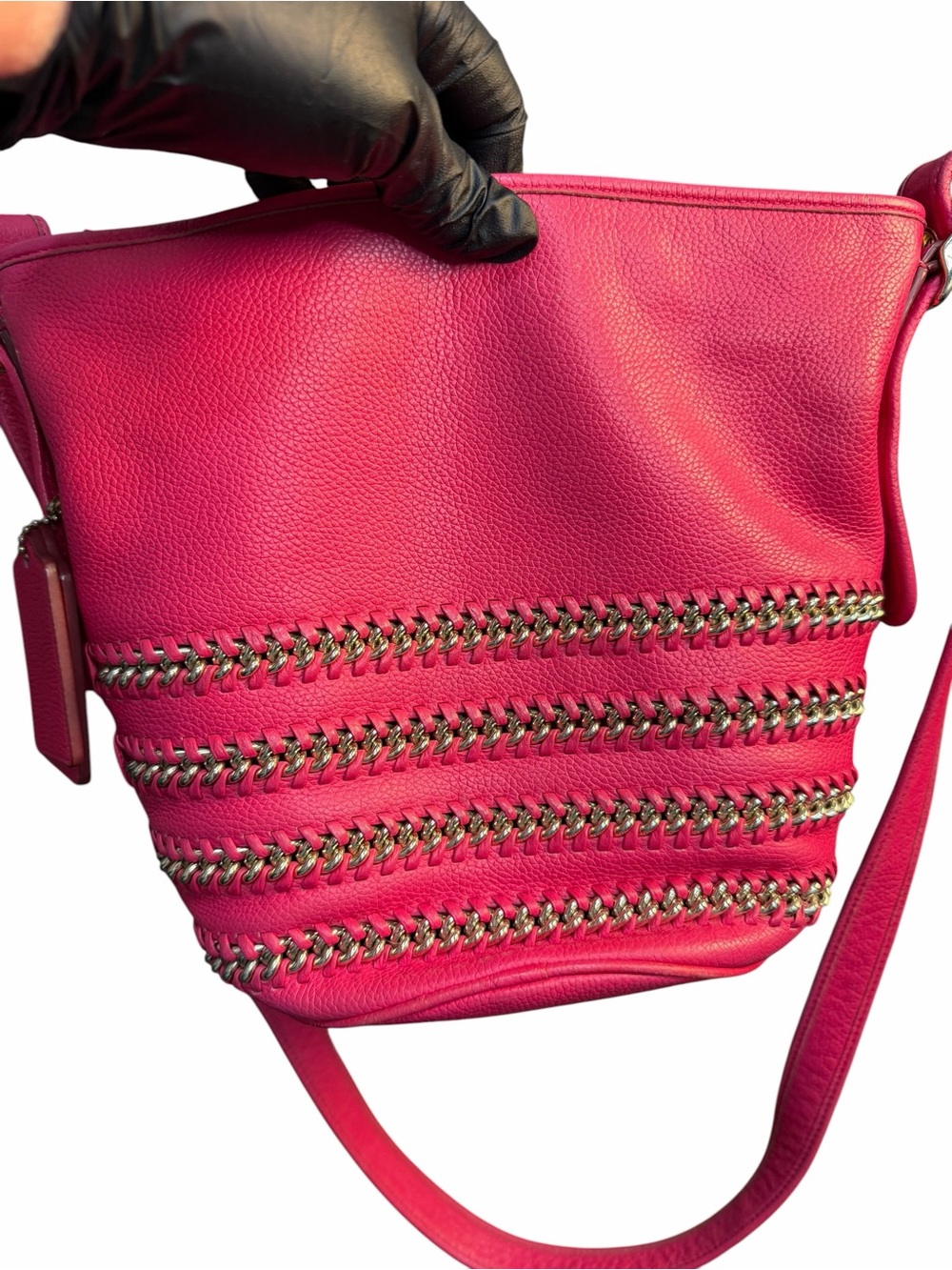 Coach Whiplash Mini Duffle Leather Crossbody A1593 With COA & Dust Bag (A744) - Picture 11 of 16